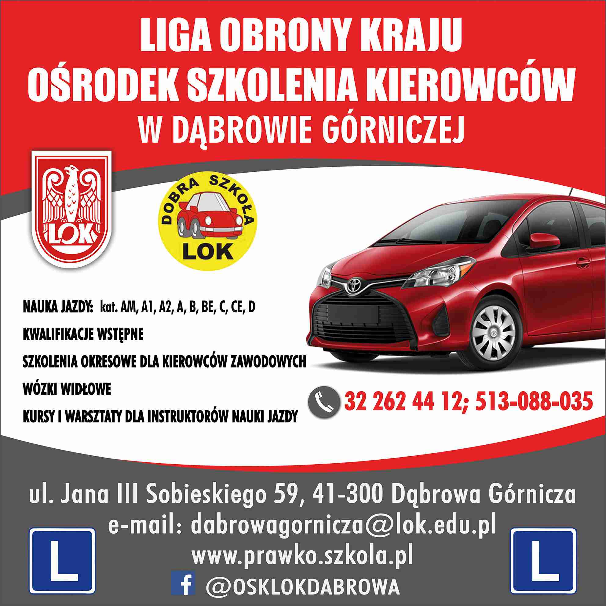 Liga Obrony Kraju Ośrodek Szkolenia Kierowców w Dąbrowie Górniczej - nauka jazdy DĄBROWA GÓRNICZA nauka jazdy DĄBROWA GÓRNICZA